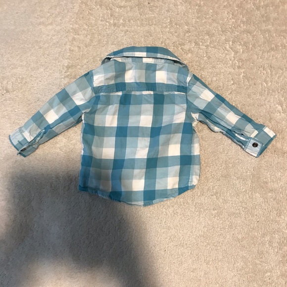 Baby Plaid Button Up (9months) - Picture 2 of 2